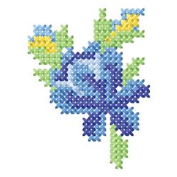 leaf quick stitch machine digital embroidery - Flower perfect for kitchen aprons