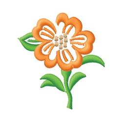 Flower - 4x4 flower quick stitch machine embroidery design for reusable tote bags