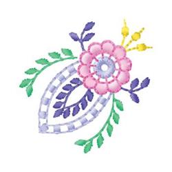 Flowerbug - 4x4 leaf quick stitch machine embroidery design perfect for kitchen aprons