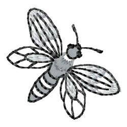 quick stitch fly machine digital embroidery pattern - Fly perfect for kitchen aprons