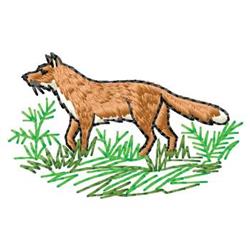 fox quick stitch machine digital embroidery - Fox perfect for kitchen tea towels