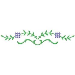 beginner-friendly leaf machine embroidery pattern - Geometric Scroll Border for decorative pillow covers