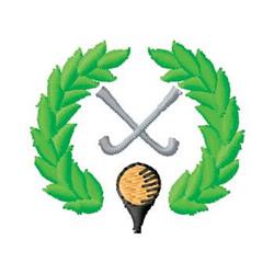 Golf - 4x4 golf quick stitch machine digital embroidery design for Golf Towels