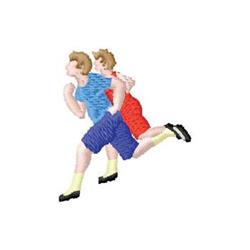 quick stitch jogging machine embroidery pattern - Jogging perfect for Team Jackets