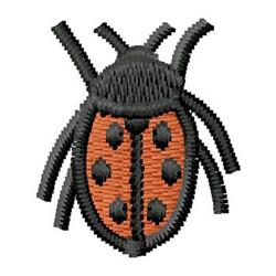 ladybug quick stitch machine embroidery - Ladybug perfect for decorative pillow covers