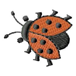 quick stitch ladybug machine embroidery pattern - Ladybug for Garden Accessories