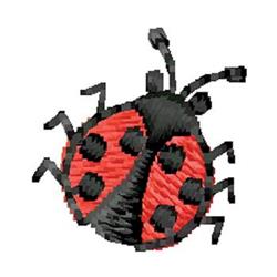 Ladybug - 4x4 ladybug quick stitch embroidery design for Childrens Clothing