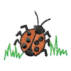 ladybug quick stitch machine embroidery - Ladybug perfect for kitchen tea towels