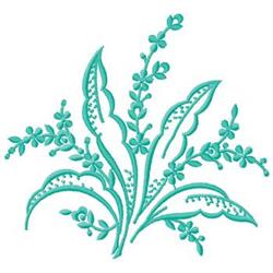 beginner-friendly leaf machine embroidery pattern - Leaf for decorative wall hangings