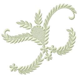 Leaf - 5x7 leaf detailed machine embroidery design perfect for festive table runners