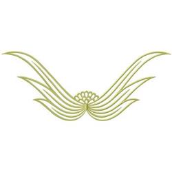 leaf detailed machine digital embroidery - Leaf perfect for patchwork quilt blocks