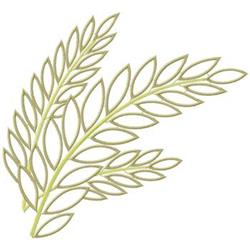 Minimalist leaf design with delicate outlines and negative space, perfect for elegant home decor.