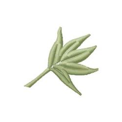 tree quick stitch machine digital embroidery - Leaf perfect for Cushion Covers