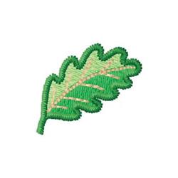 quick stitch autumn tree machine embroidery pattern - Leaf for decorative pillow covers