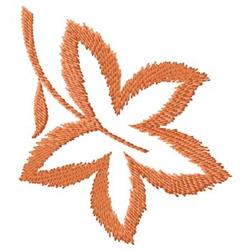 tree quick stitch machine embroidery - Leaf perfect for decorative pillow covers