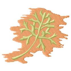 tree beginner-friendly machine digital embroidery - Leaf perfect for reusable tote bags