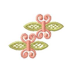 quick stitch leaf machine embroidery pattern - Leaf Scroll for decorative pillow covers