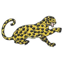 Leopard - 5x7 cat beginner-friendly embroidery design for patchwork quilt blocks