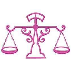 beginner-friendly libra machine embroidery pattern - Libra perfect for Book Covers
