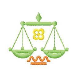 quick stitch libra machine embroidery pattern - Libra perfect for reusable tote bags