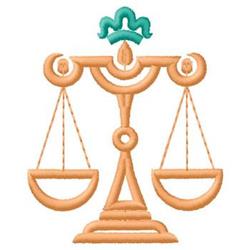 beginner-friendly libra machine embroidery pattern - Libra for patchwork quilt blocks