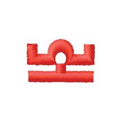 quick stitch libra machine embroidery pattern - Libra perfect for Personalized Bags