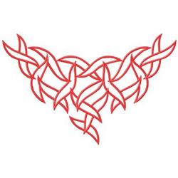 detailed leaf machine embroidery pattern - Linked perfect for decorative pillow covers