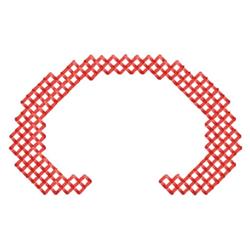 cross quick stitch machine embroidery - Medium Accent perfect for kitchen tea towels