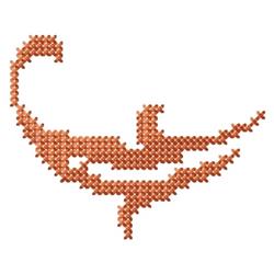Medium Accent - 4x4 cross quick stitch embroidery design for patchwork quilt blocks