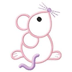 quick stitch mouse machine embroidery pattern - Mouse perfect for reusable tote bags