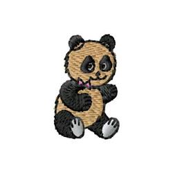 Panda Bear - 4x4 bear quick stitch machine embroidery design for Baby Blankets