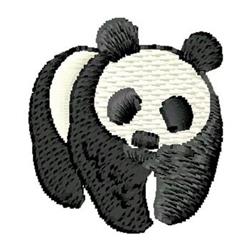 quick stitch bear machine embroidery pattern - Panda perfect for Kids Backpacks