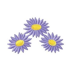 Purple Daisy Flower Sticker