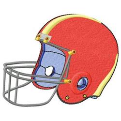 Football Helmet Embroidery Design