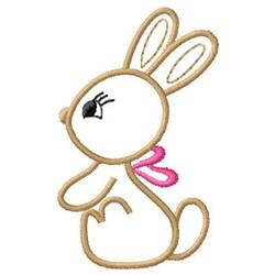 quick stitch bunny rabbit machine embroidery pattern - Rabbit for Kids T-Shirts