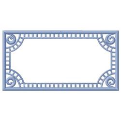 rectangle beginner-friendly machine embroidery - Rectangle for festive table runners