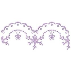 leaf beginner-friendly machine embroidery - Repeating Border for decorative wall hangings