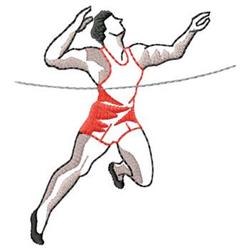 beginner-friendly runner machine embroidery pattern - Runner for reusable tote bags