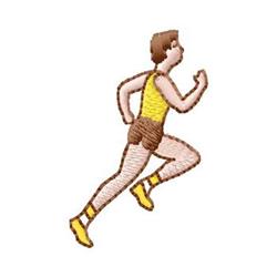 Runner - 4x4 runner quick stitch machine embroidery design for Running Shirts