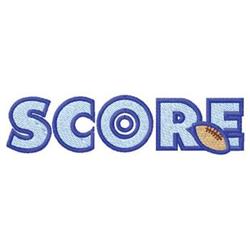 Score - 4x4 score beginner-friendly machine embroidery design for Fan Apparel