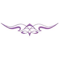 quick stitch border machine embroidery pattern - Scroll Border for decorative pillow covers