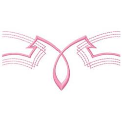 quick stitch border machine embroidery pattern - Scroll Border for festive table runners