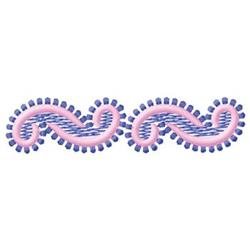 beginner-friendly border machine embroidery pattern - Scroll Border for Party Decorations