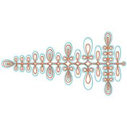 border detailed machine embroidery - Scroll Border perfect for reusable tote bags