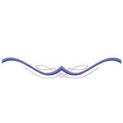 Scroll Border - 5x7 border quick stitch machine embroidery design for kitchen aprons