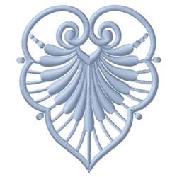 beginner-friendly leaf machine embroidery pattern - Scroll Border for Throw Pillows