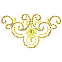 Scroll - 5x7 scroll beginner-friendly embroidery design for decorative pillow covers