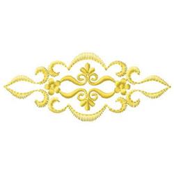 quick stitch scroll machine embroidery pattern - Scroll perfect for Dinnerware Liners