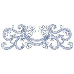 Scroll - 5x7 scroll detailed machine machine embroidery design perfect for Backpacks