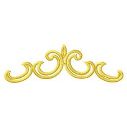 quick stitch scroll machine digital embroidery pattern - Scroll perfect for Scarves